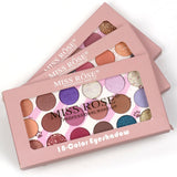 Miss Rose 3 in 1,  18 color Eyeshadow  palette