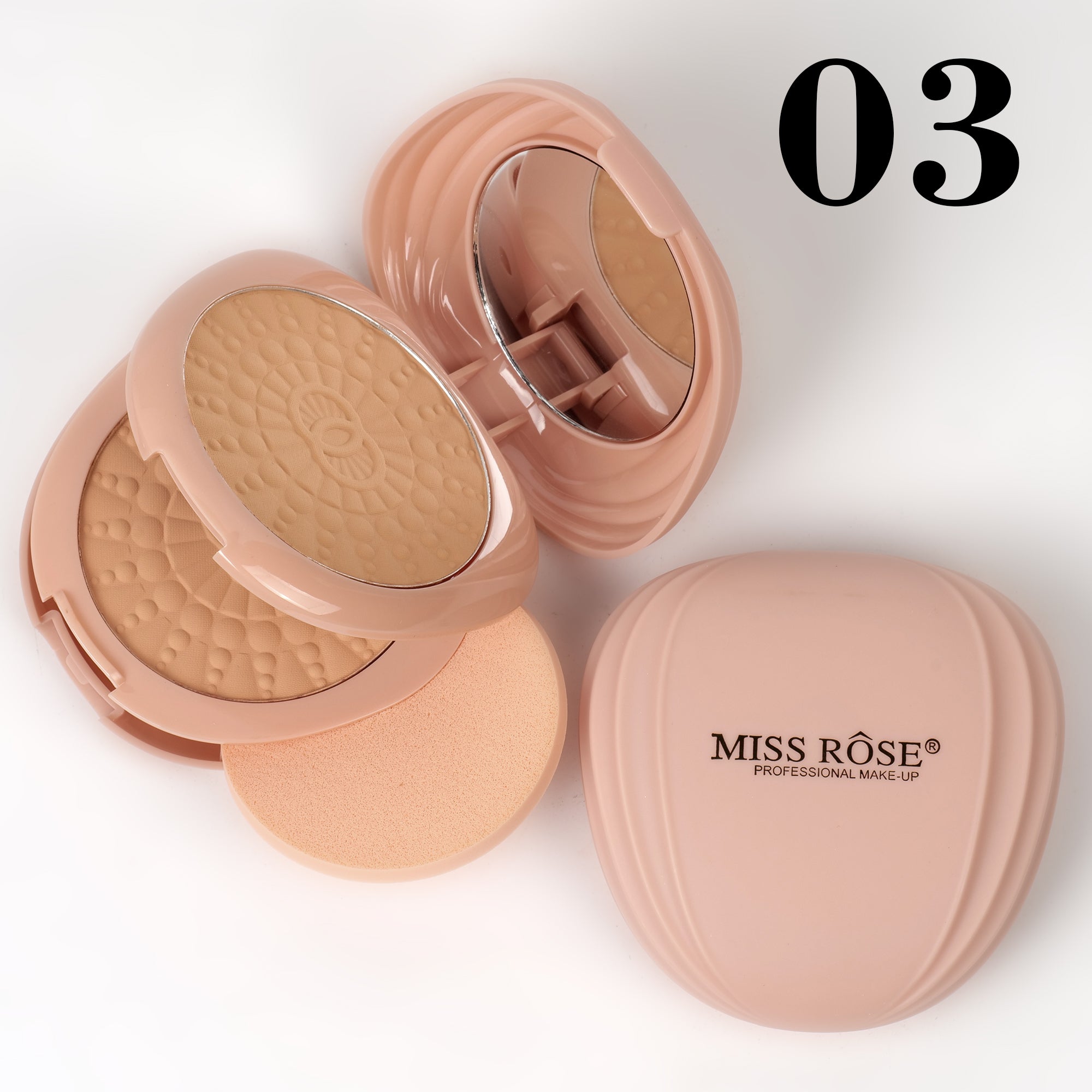 Miss Rose 2 in 1 compact powder