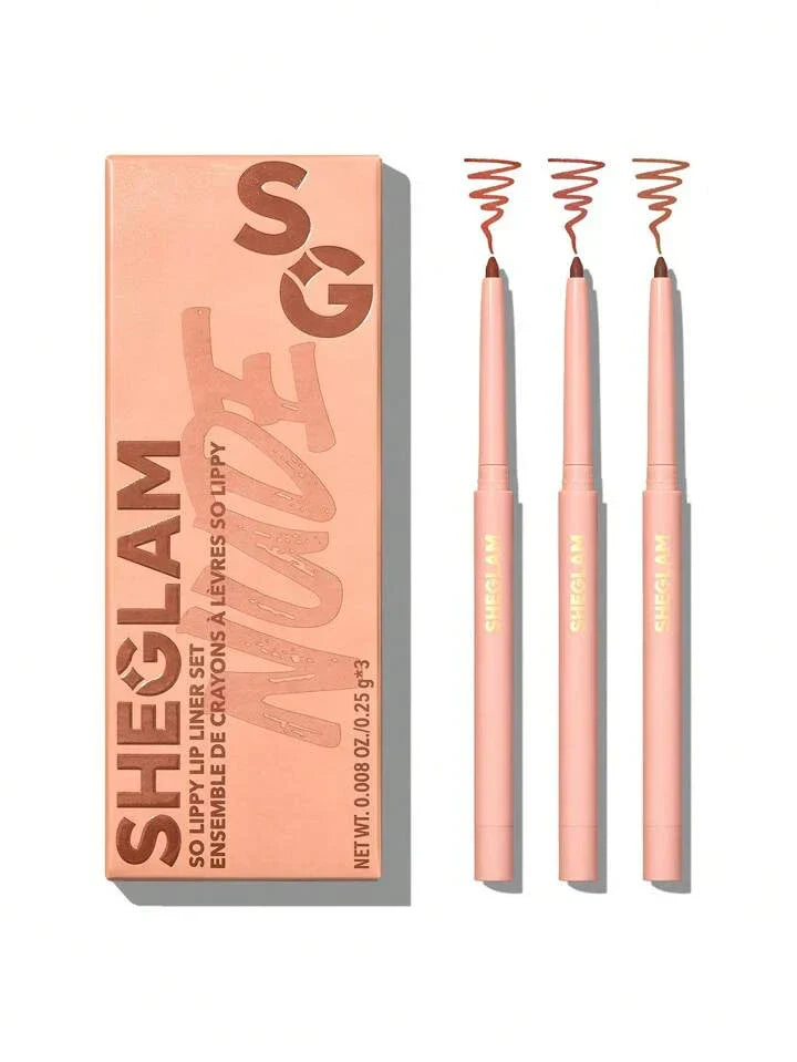 SHEGLAM So Lippy Lip Liner Set-Au Naturel 3 Pcs