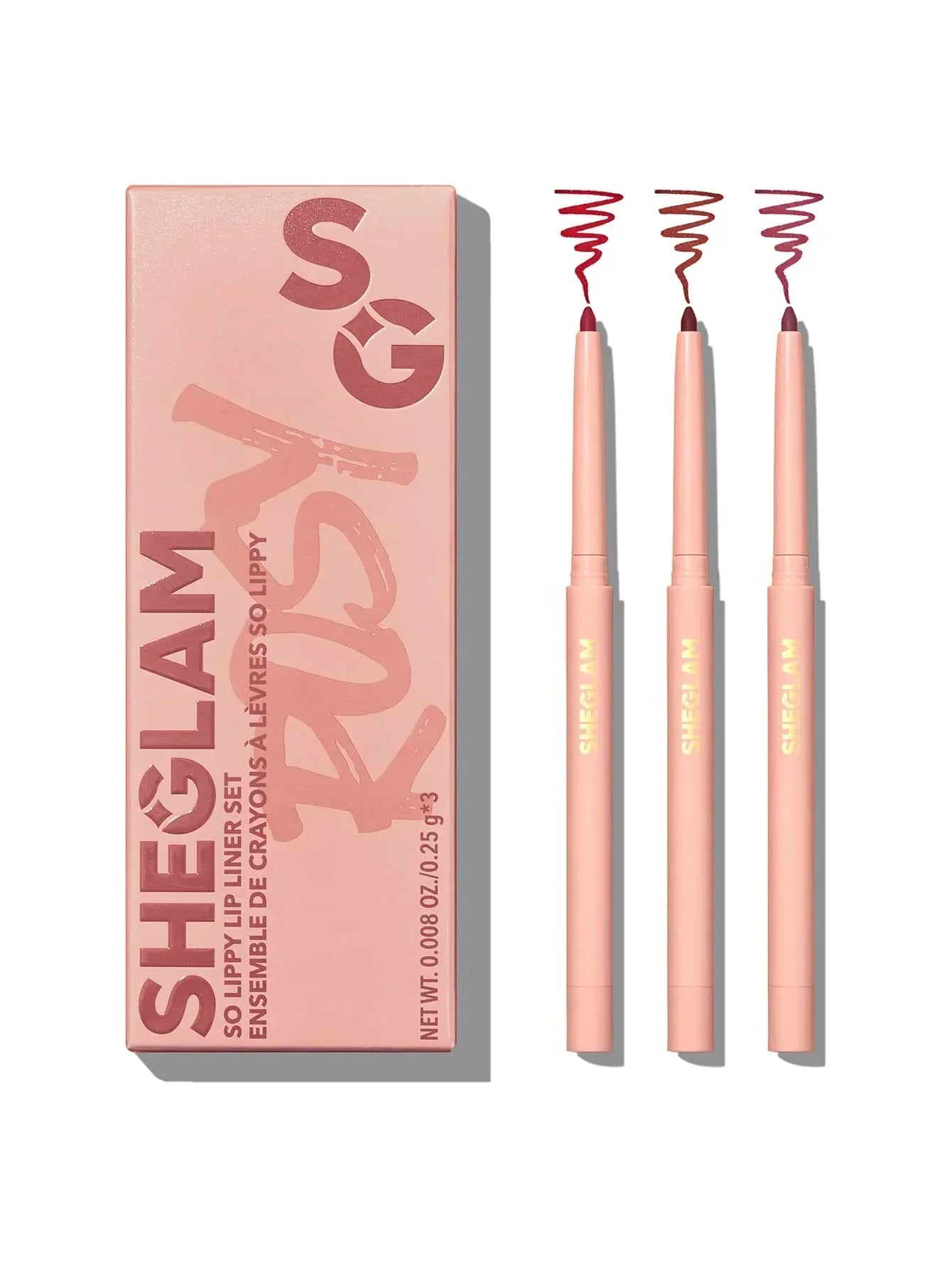 Sheglam So Lippy Lip Liner Set Rose Garden