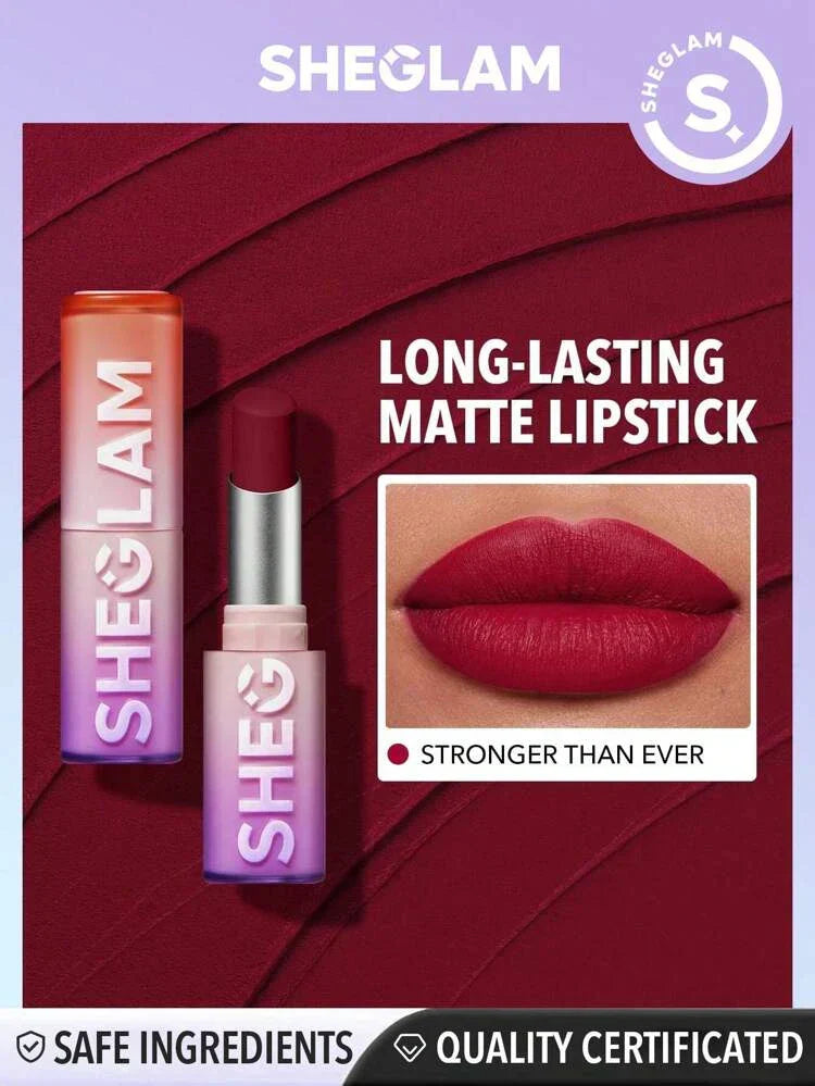 SHEGLAM DYNAMATTE BOOM LONG-LASTING MATTE LIPSTICK