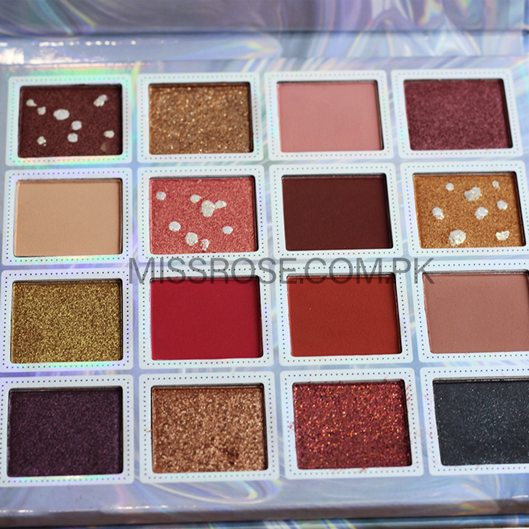 MISS ROSE Makeup 16 Color Pigment Eyeshadow Palette