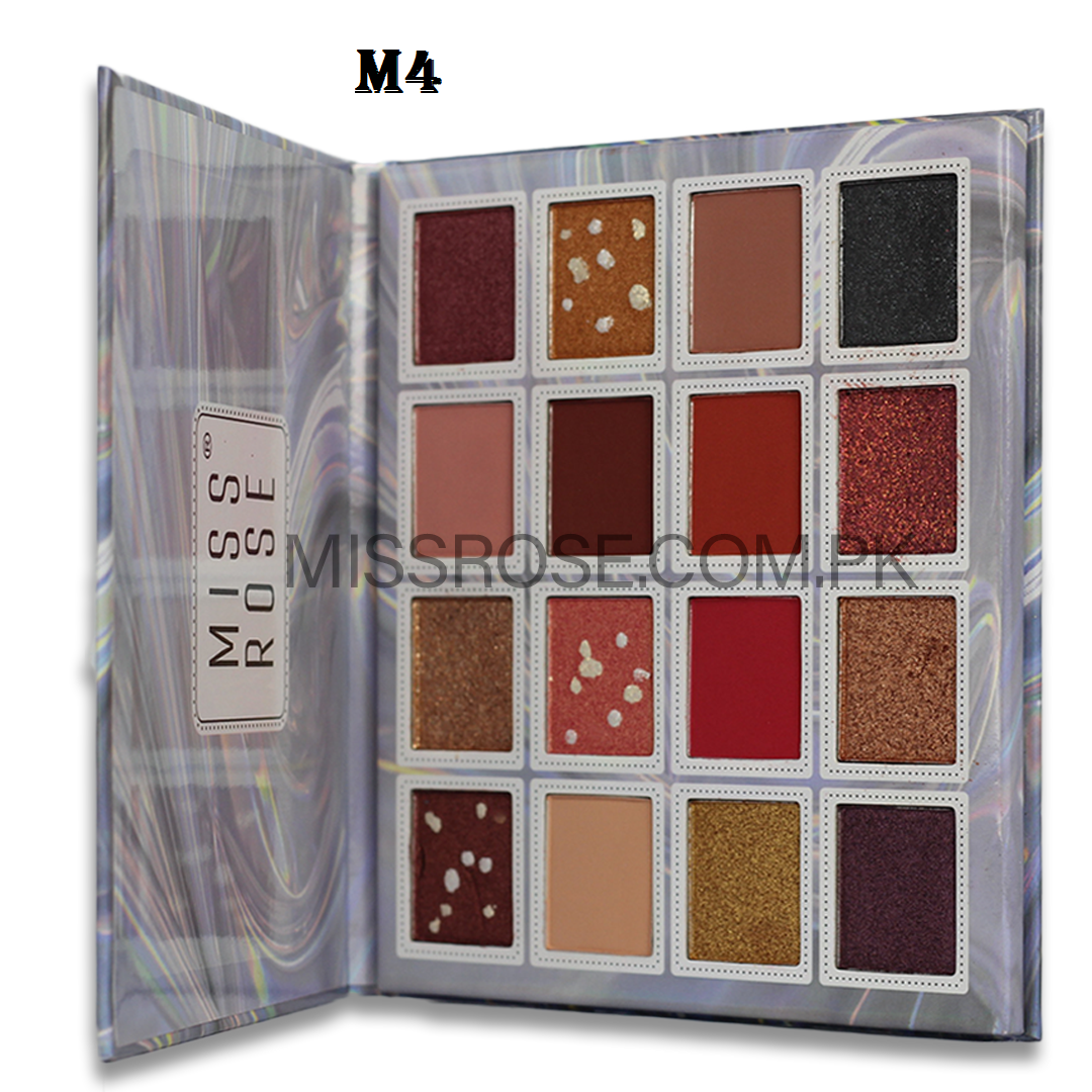 MISS ROSE Makeup 16 Color Pigment Eyeshadow Palette