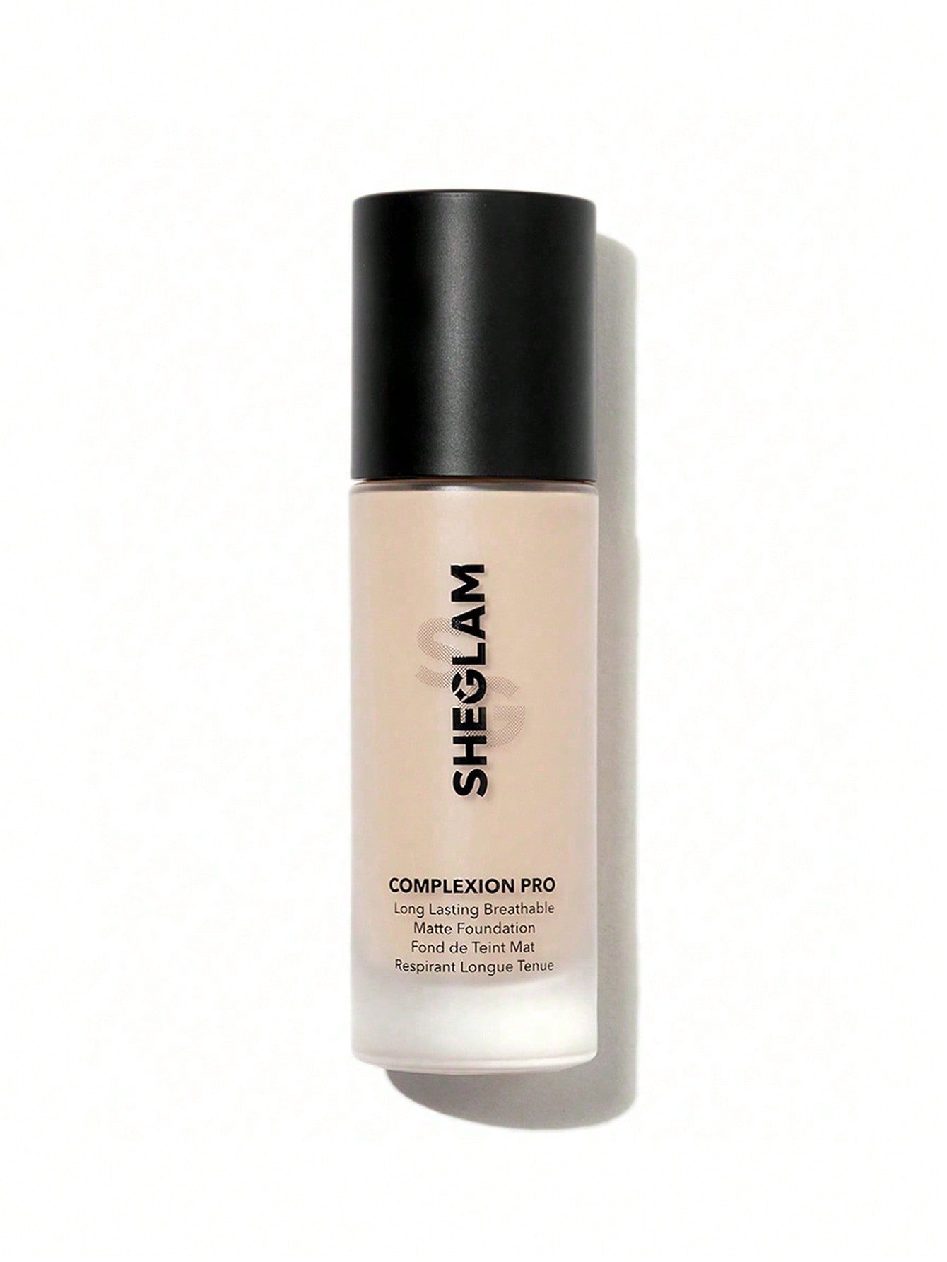 She-Glam Complexion Pro Long Lasting Breathable Matte Foundation "Fair Natural" Sweatproof Oil Control Full Coverage Poreless Concealer Waterproof Flawless, 30ml