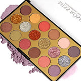 Miss Rose 18 Color Matte Shimmer Eyeshadow Palette