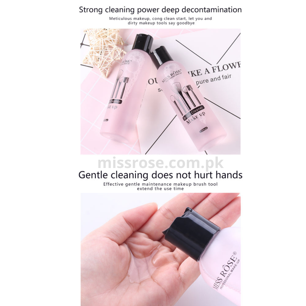 MISS ROSE New Professional Sponge Puff & Makeup Brush Cleaner