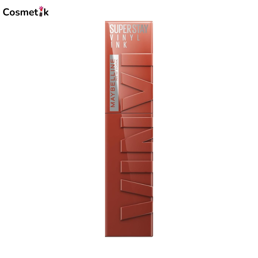 Maybelline Super Stay Vinyl Ink “Extra-130” Long Lasting Liquid Lipstick, Shine Finish,