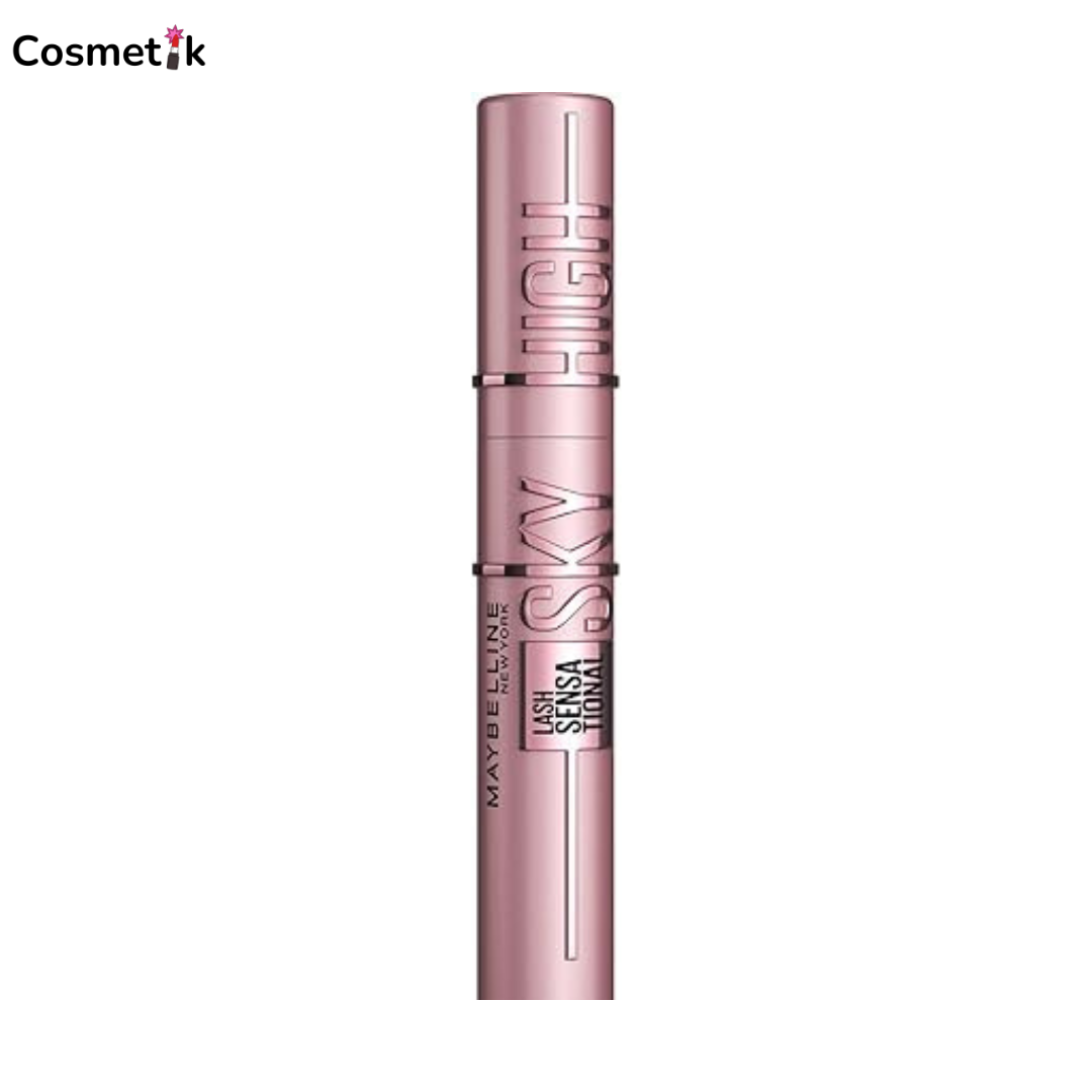 Maybelline New York Mascara, Volumizing & Lengthening Mascara, Washable Flake-Free Formula With Bamboo Extract & Fibres, Lash Sensational Sky High, Black