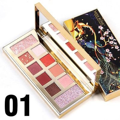 Miss Rose 10 Color Eyeshadow Palette