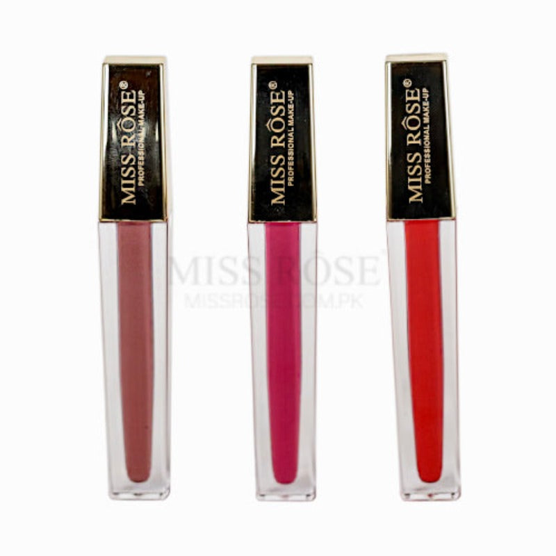 Miss Rose New Matte Liquid Lip Gloss  (Gold)