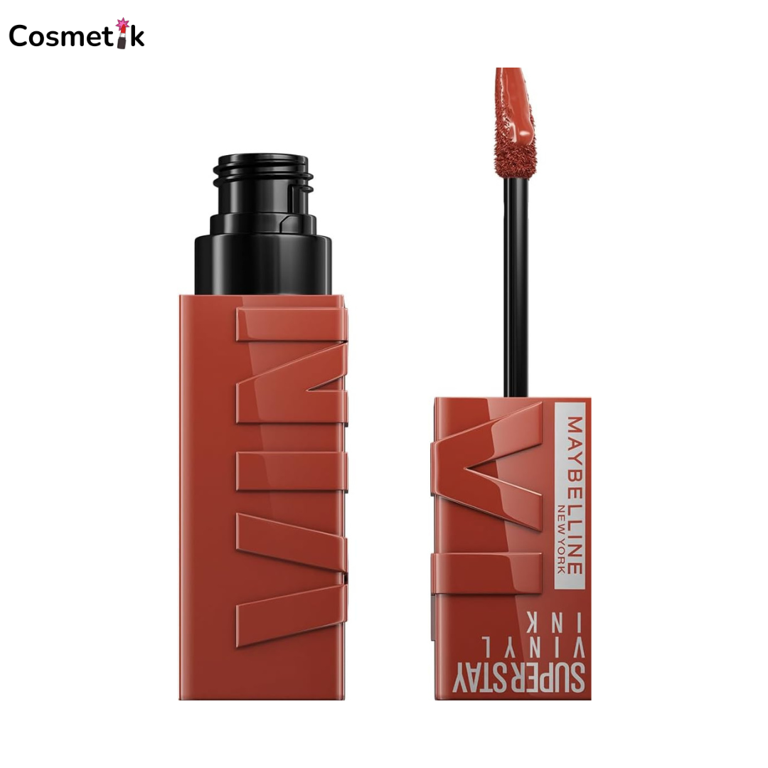 Maybelline Super Stay Vinyl Ink “Extra-130” Long Lasting Liquid Lipstick, Shine Finish,