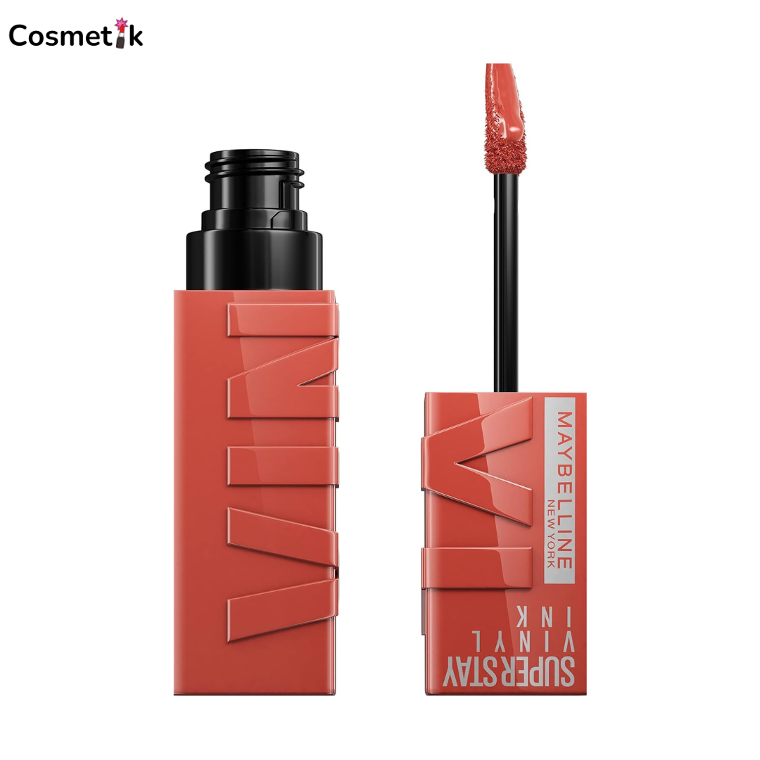 Maybelline Super Stay Vinyl Ink “ Keen-125” Longwear Liquid Matte Lipstick, No-Budge