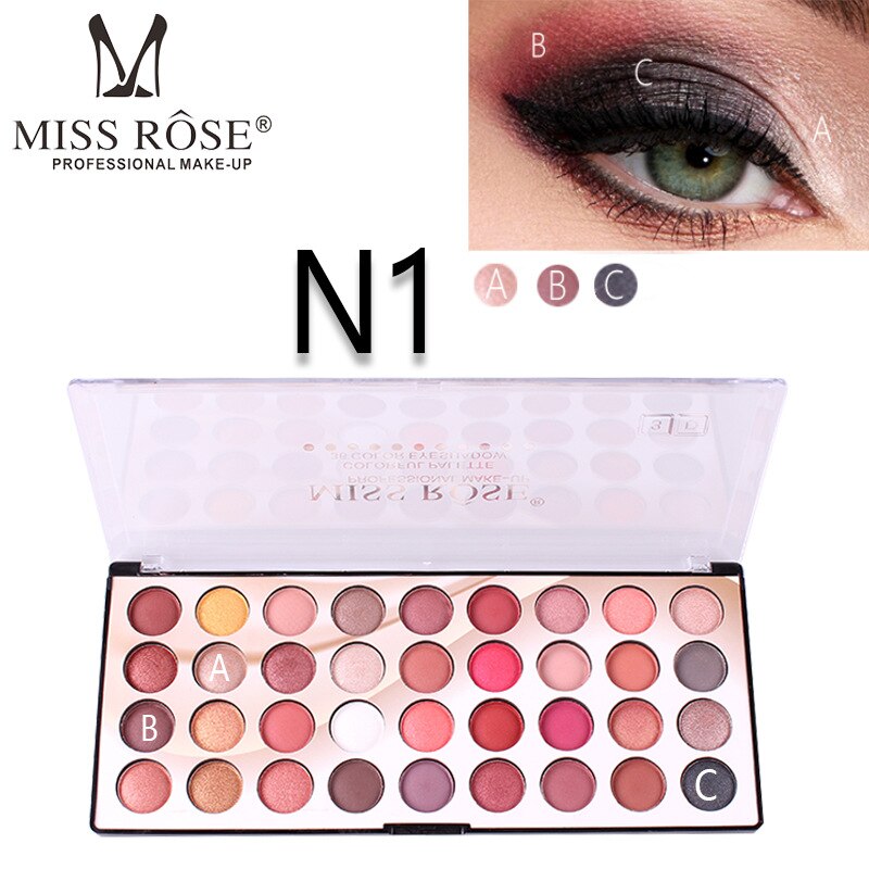 MISS ROSE 36 Color 3D Eyeshadow Palette