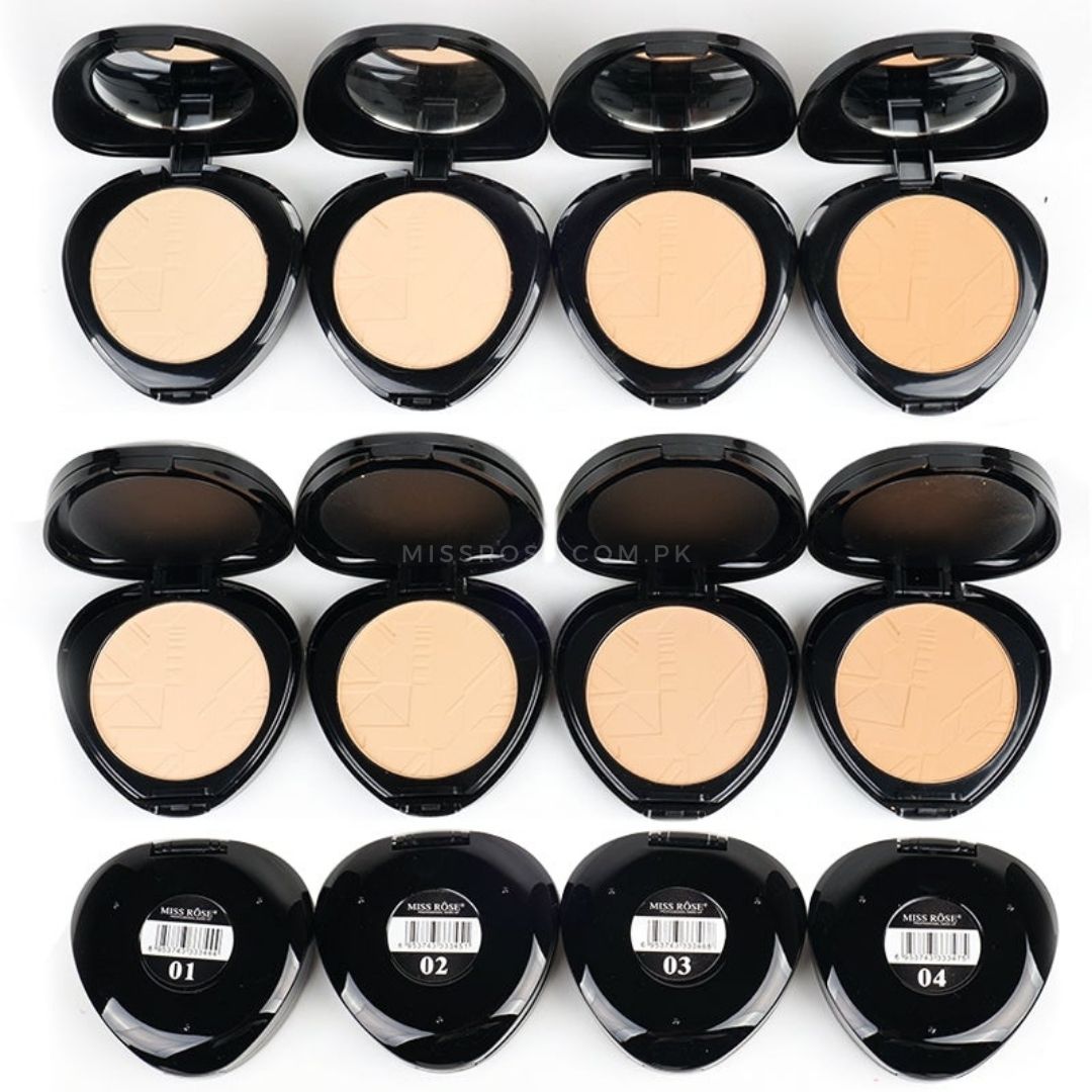 Missrose Bright Black Triangle Double Layer Powder