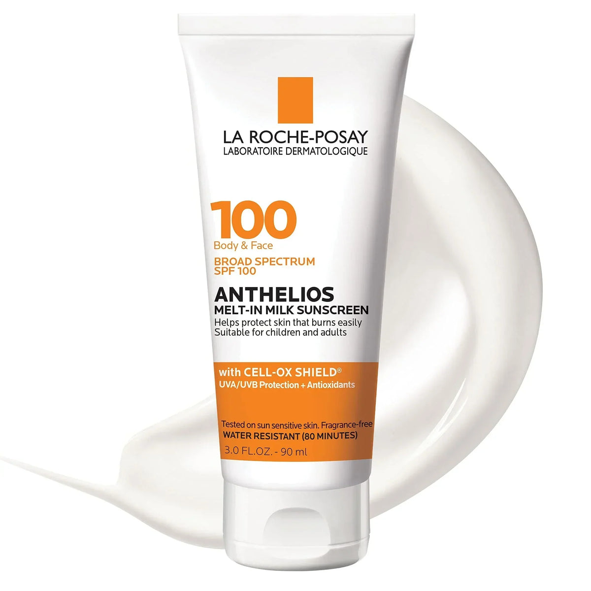 ANTHELIOS MELT-IN MILK SUNSCREEN FOR FACE & BODY SPF 100.  (90ml)