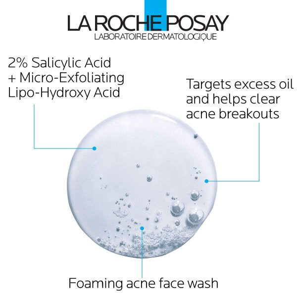 La Roche-Posay Effaclar Medicated Gel Cleanser 200ml (cap slightly broken)