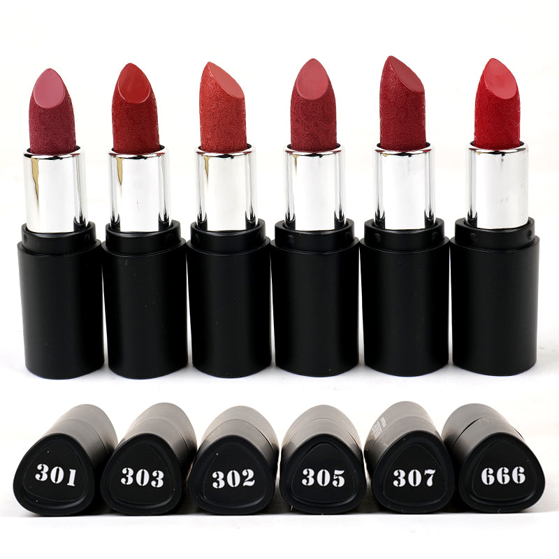 Miss Rose Black Tube Transparent Cover Lipstick