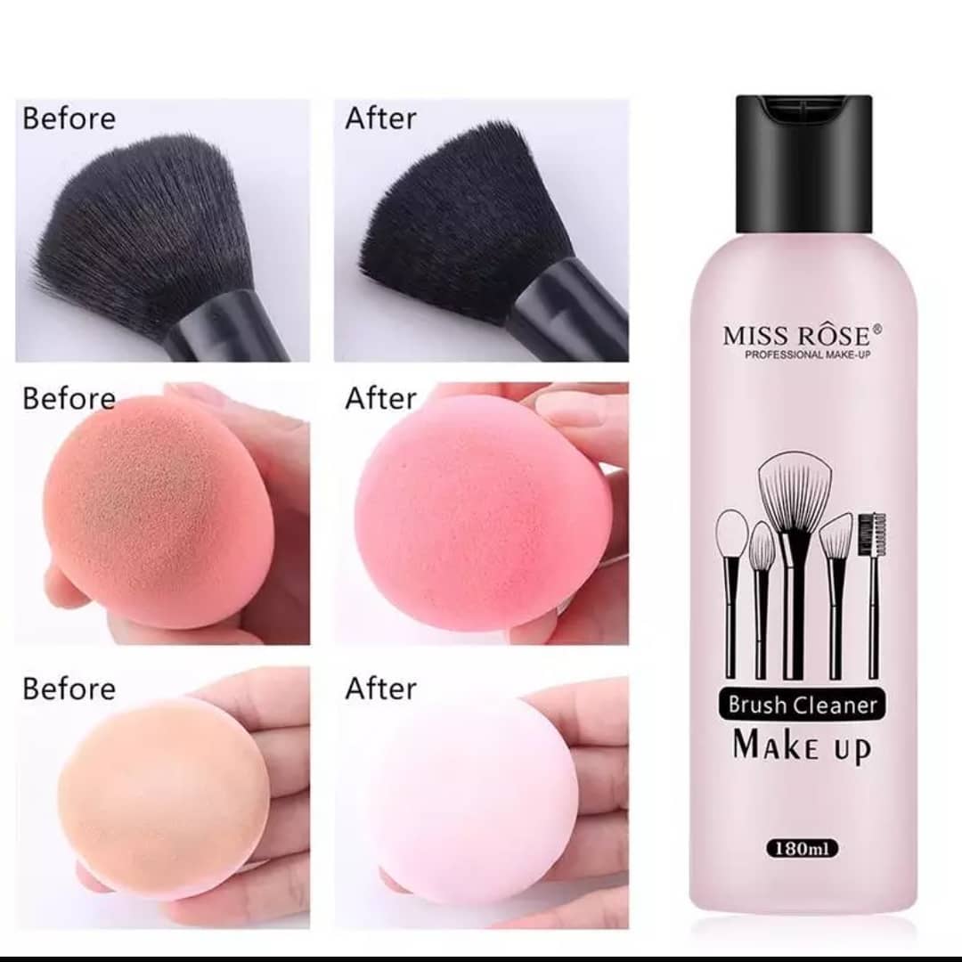 MISS ROSE New Professional Sponge Puff & Makeup Brush Cleaner