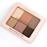 Missrose 6-color square face kit