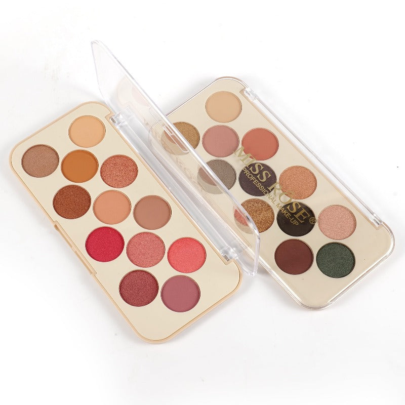 Missrose 12-Color Eye Palette Pan