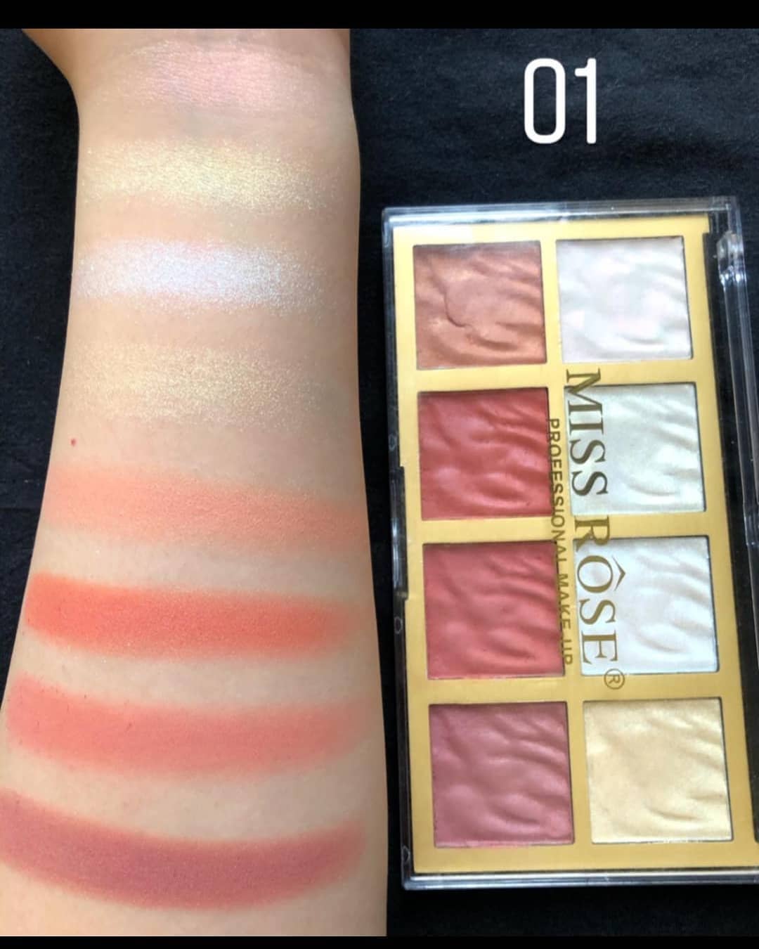 Miss Rose Highlighter & Blush Kit