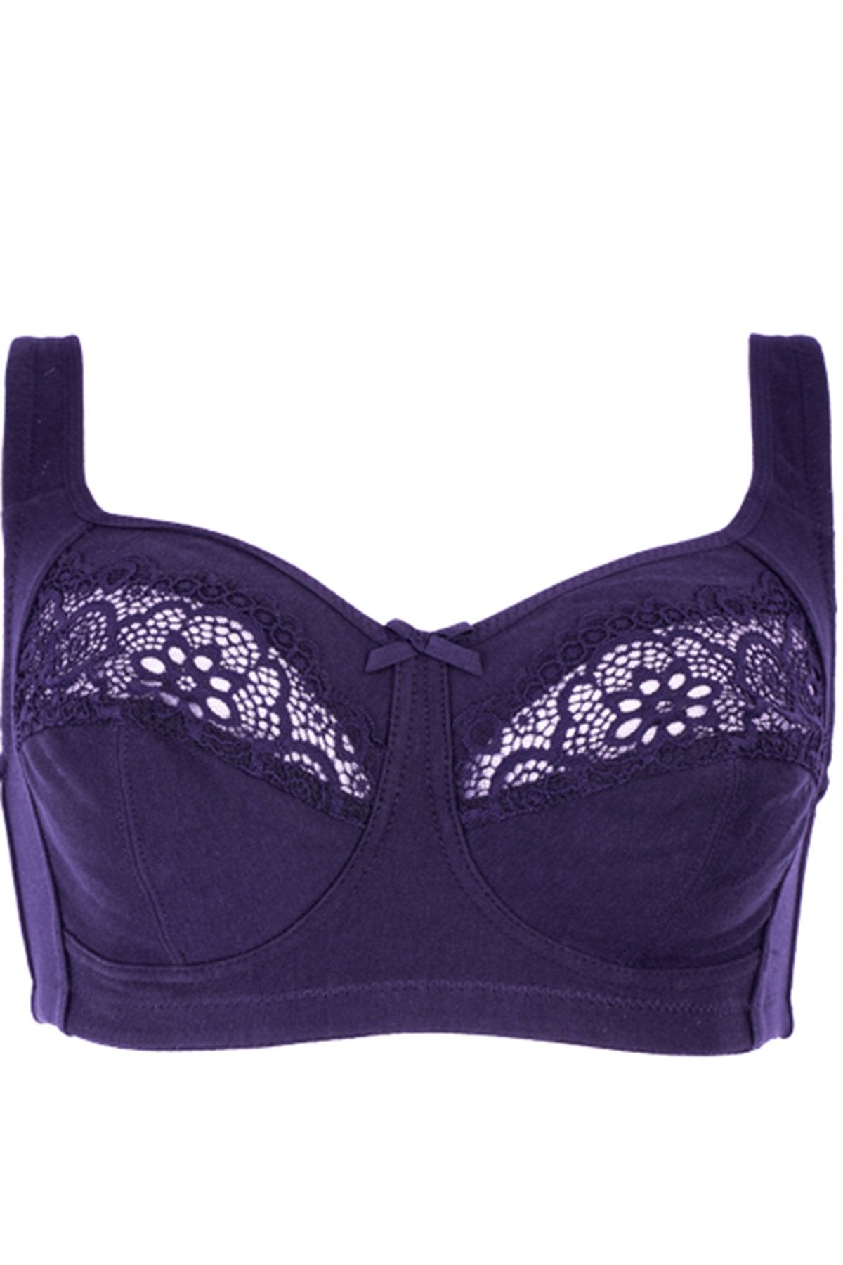 BLS - Cece Non Wired And Non Padded Cotton Bra - Blue