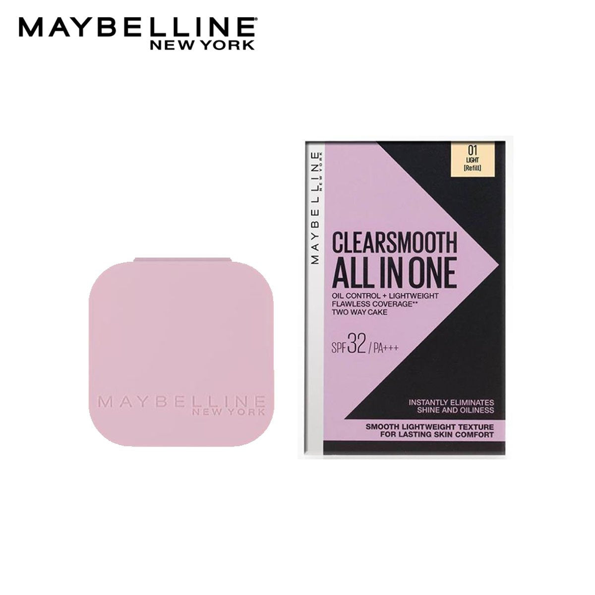 Maybelline - Clear Smooth All In One Powder Foundation Refill - 01 Light