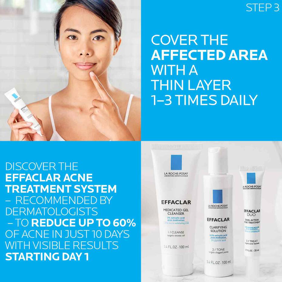 La Roche Posay EFFACLAR ACNE TREATMENT SYSTEM