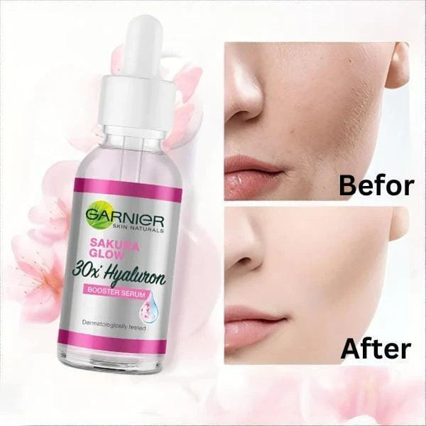 Garnier Skin Naturals Sakura Glow 30X Hyaluron Booster Serum 30 Ml