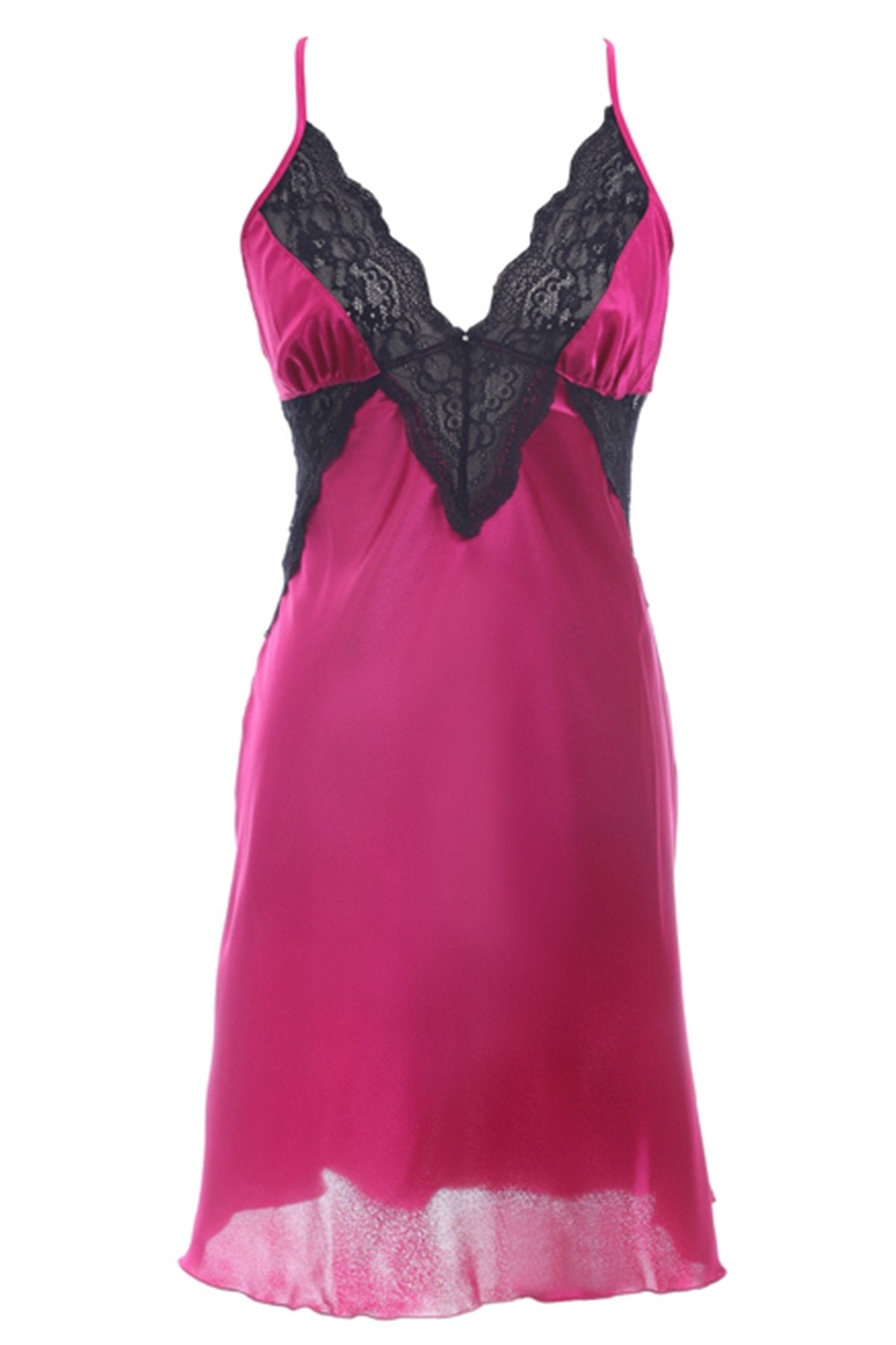 BLS - Helene Silk Nighty - Fuchsia