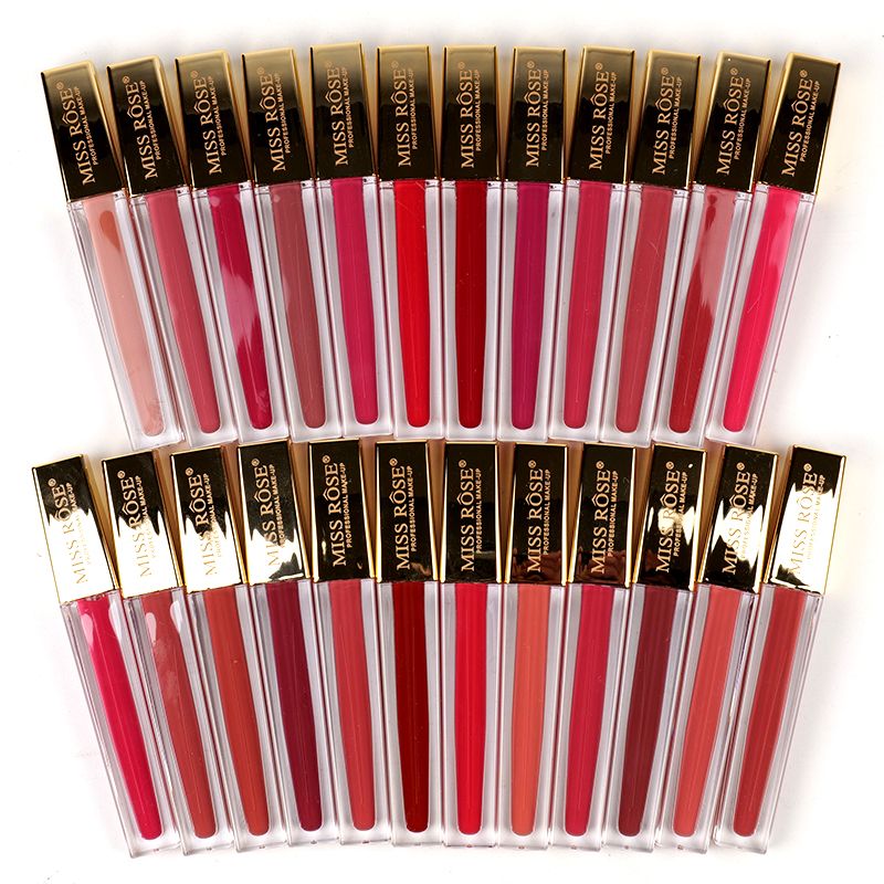 Miss Rose New Matte Liquid Lip Gloss  (Gold)