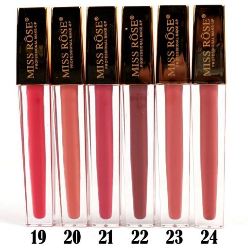 Miss Rose New Matte Liquid Lip Gloss  (Gold)