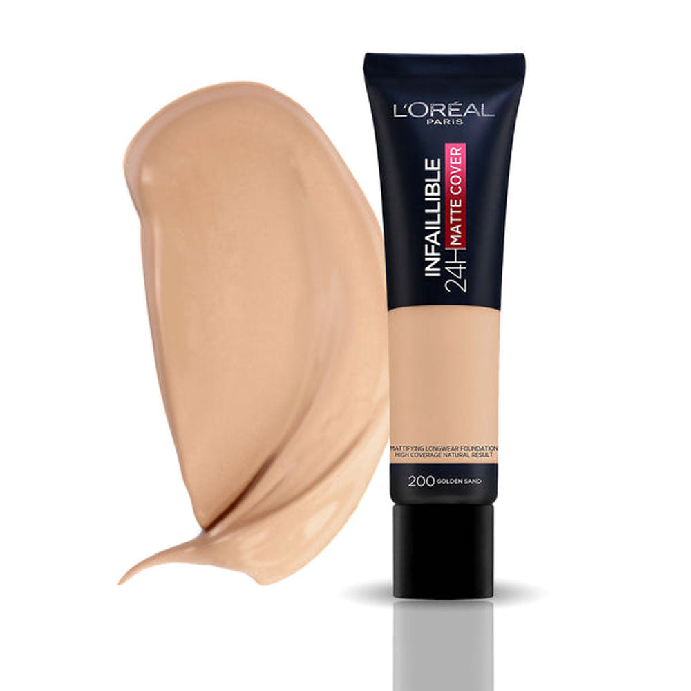 LOreal Paris - Infallible Matte Cover Foundation - 200 Golden Sand