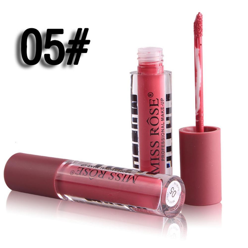 MISS ROSE New Fashion Color Matte Lip Gloss