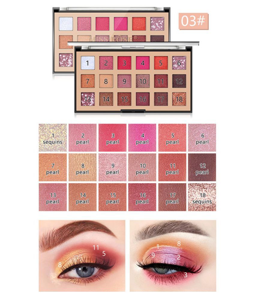 MISS ROSE Rose Gold Eyeshadow Palette