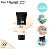 Maybelline - Fit Me Liquid Foundation Matte & Poreless - 100 Warm Ivory