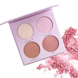 MISS ROSE 4 Color Highlighter Palette