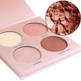 MISS ROSE 4 Color Highlighter Palette