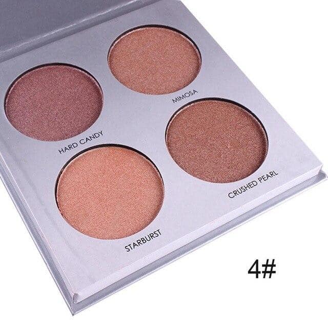 MISS ROSE 4 Color Highlighter Palette