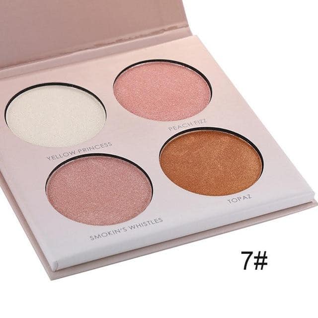 MISS ROSE 4 Color Highlighter Palette