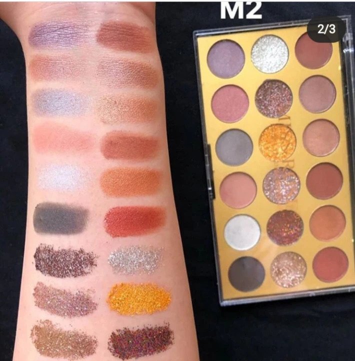 Miss Rose 18 Color Matte Shimmer Eyeshadow Palette