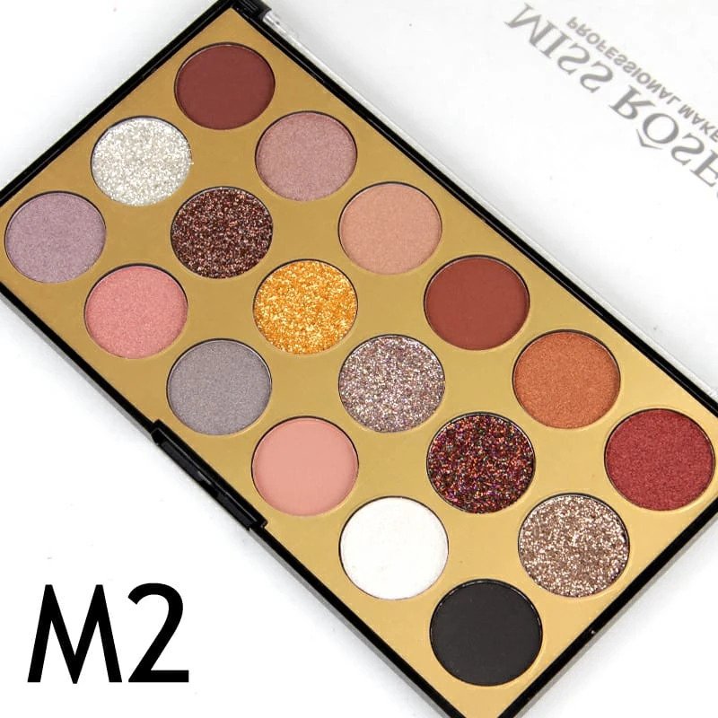 Miss Rose 18 Color Matte Shimmer Eyeshadow Palette