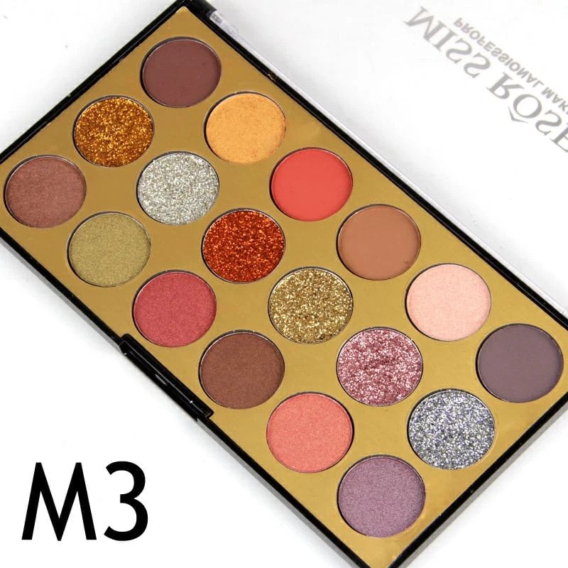 Miss Rose 18 Color Matte Shimmer Eyeshadow Palette