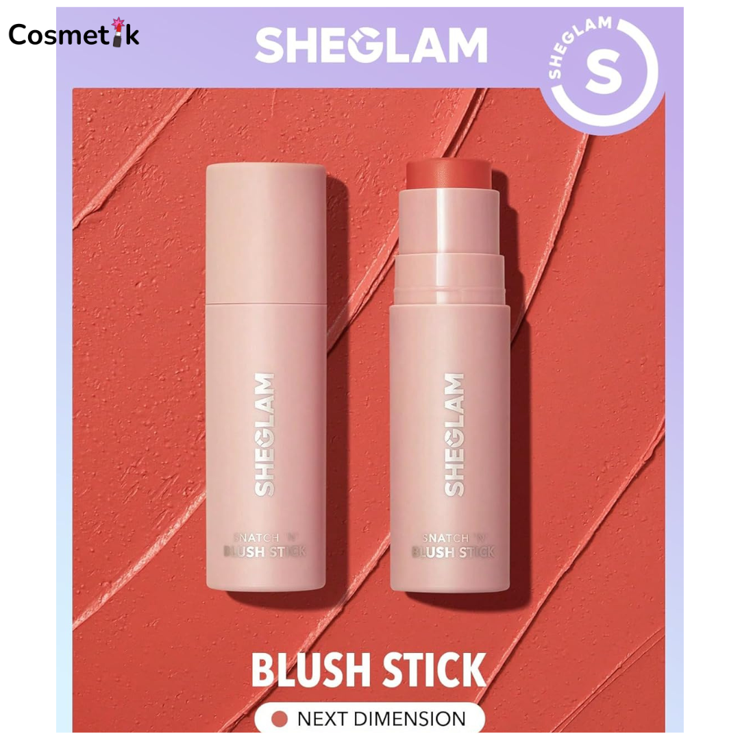 SHEGLAM Snatch N Cream Blush Stick "Next Dimension" Longlasting High Pigment Blush for Cheeks