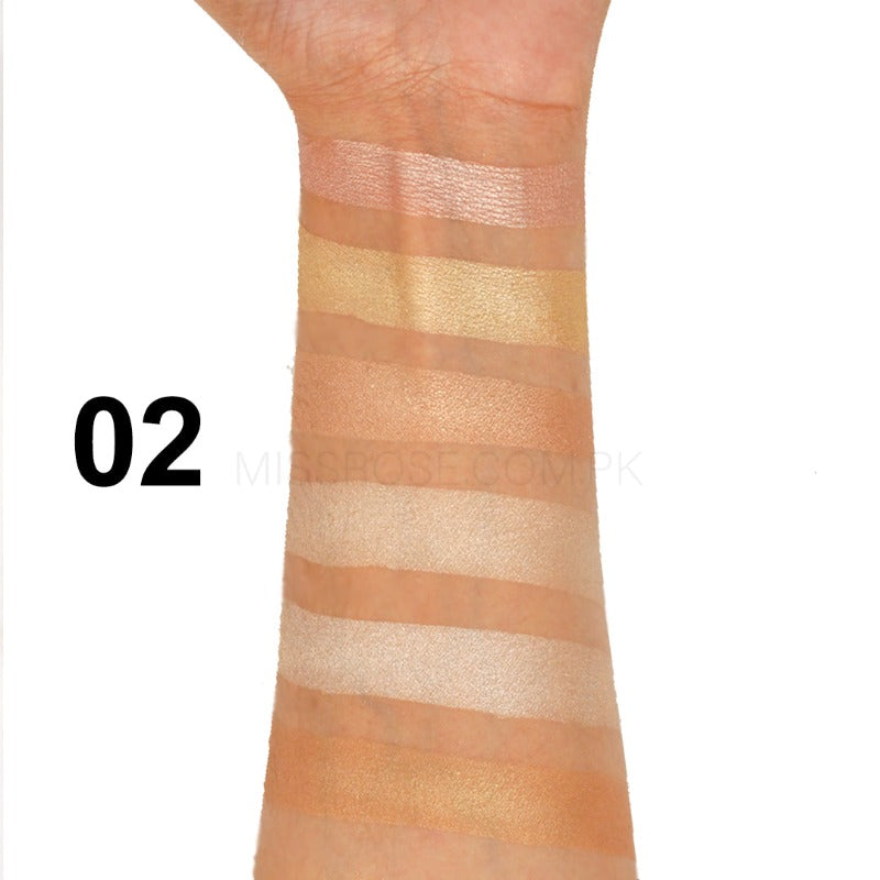 Miss rose Gilded Ellipse highlighters Kit