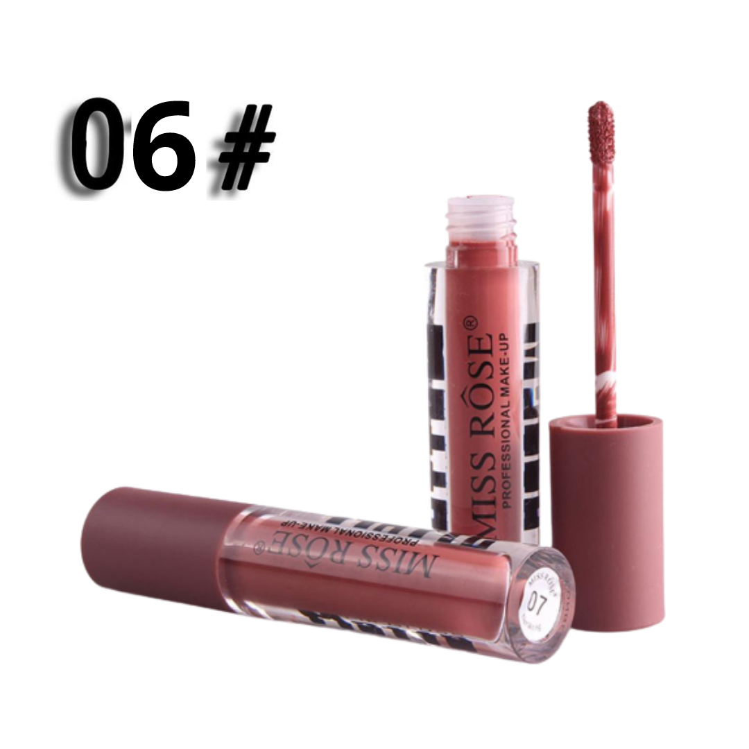 MISS ROSE New Fashion Color Matte Lip Gloss