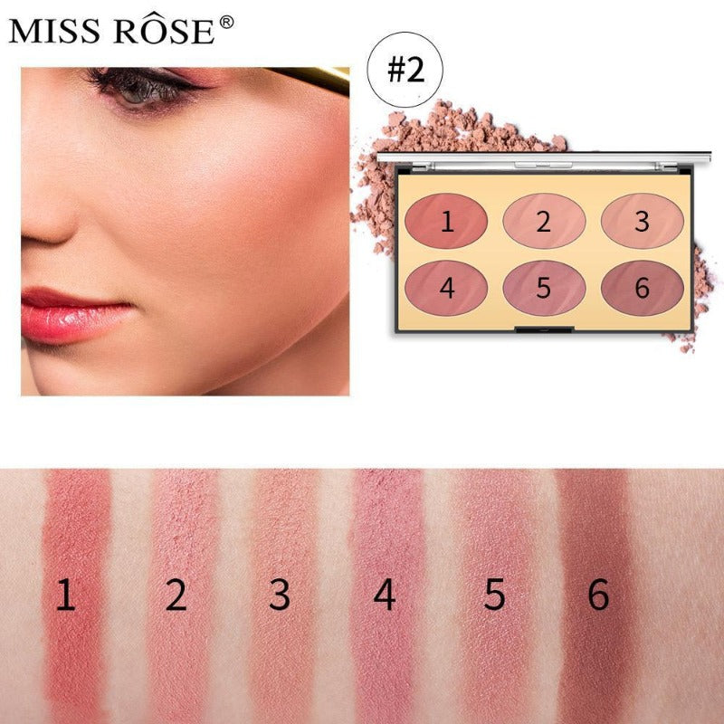 Miss Rose 6 color blush (new)