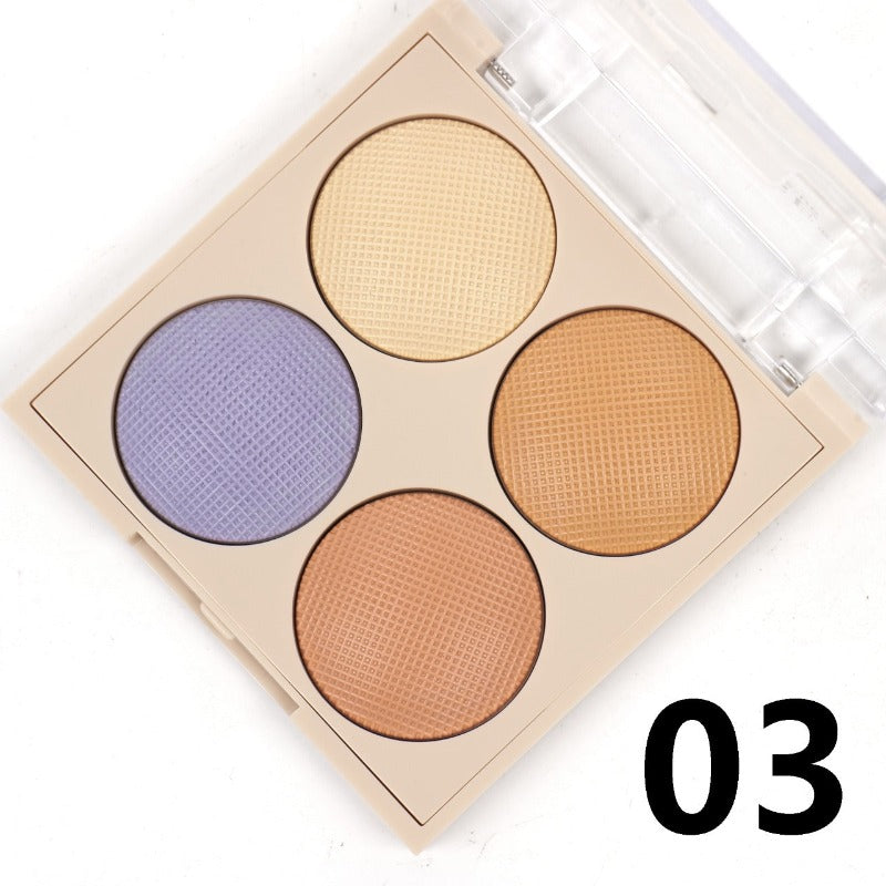 Miss Rose 4 Color Concealer Contour  palette