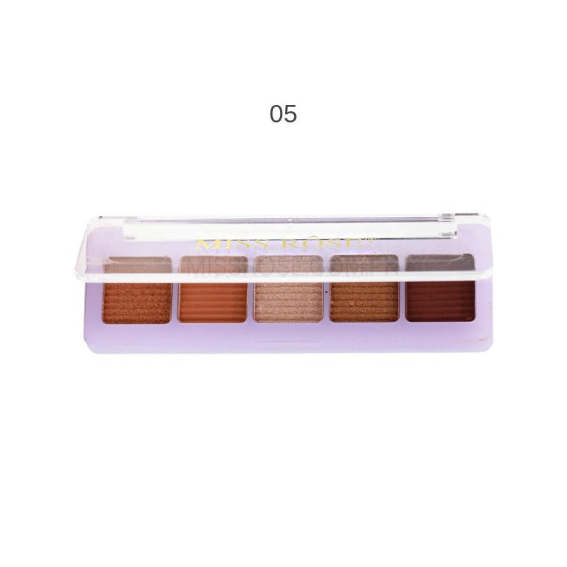 Missrose 5 color soft glam eye palette