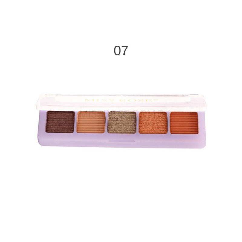 Missrose 5 color soft glam eye palette